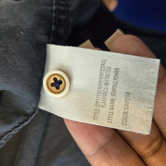 Craft and Flow, Small, Navy Blue, Button down shirt - Picture 7 of 8